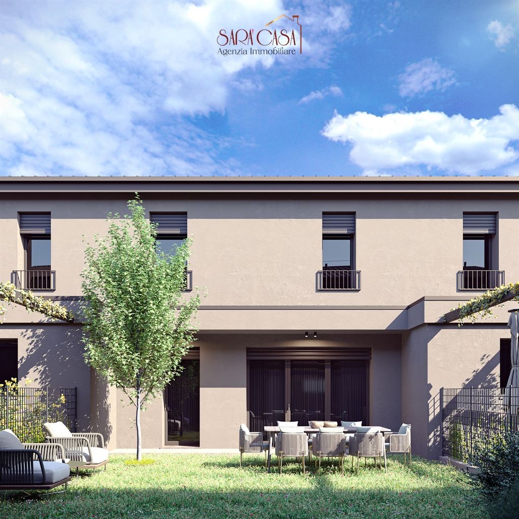 Elegante villetta angolare con giardino esclusivo